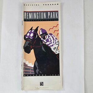 Remington Park September 18 1988 Inaugural Season Official Program